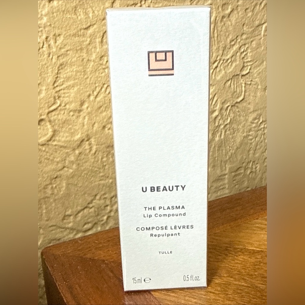 U BEAUTY THE PLASMA Lip Compound Tulle Pink 0.5 Fl Oz / 15 mL  New In Box SEALED